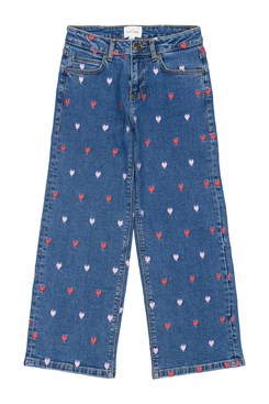 The New Lovina wide jeans - Medium blue wash